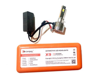 هدلایت 240 واتی کانپکس x9 کنباس دار فن دار اصل پایه h7