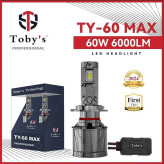 هدلایت توبیز مدل Y60max پایه H4 بسته 2 عددی 120 واتی با تضمین اصالت و کیفیت جی ام کالا